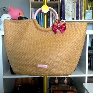 Juicy Couture Soft Wicker Beach Tote